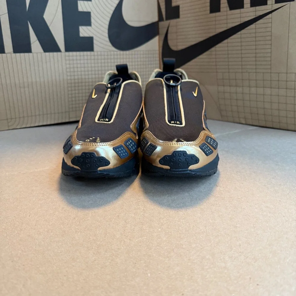 NIKE WMNS AIR MAX SUNDER BLACK METALLIC GOLD DARK SMOKE GREY HJ4130-002 SZ 9